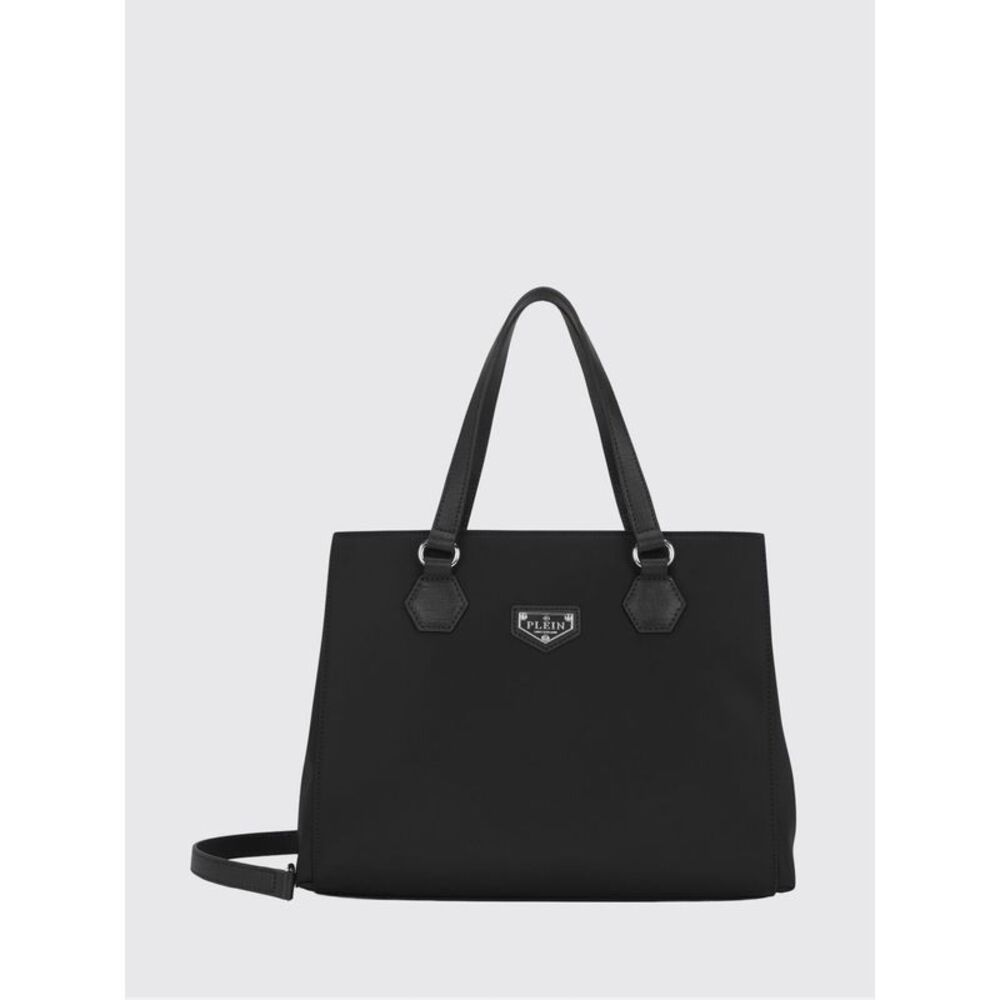 Philipp Plein Nylon Handbag With Double Handle And Removable Shoulder Strap